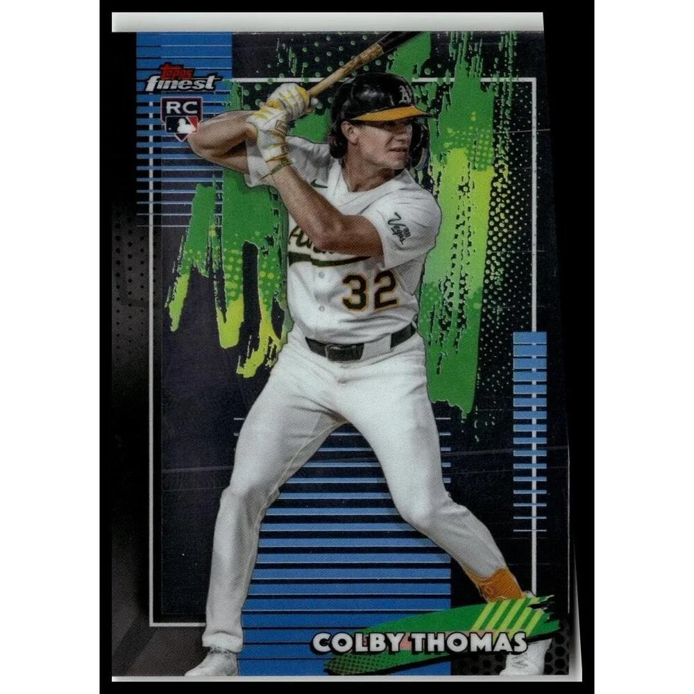 2026 Finest Colby Thomas Common Base Rookie RC Athletics